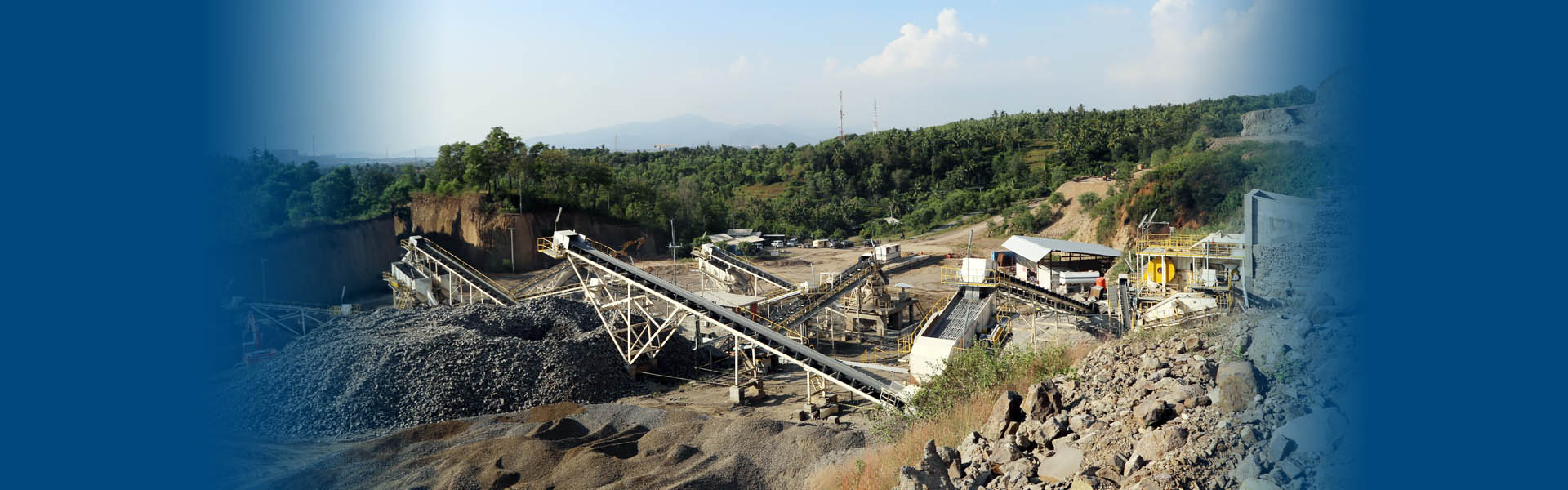 豪瑞印尼時產300噸安山巖制砂生產線