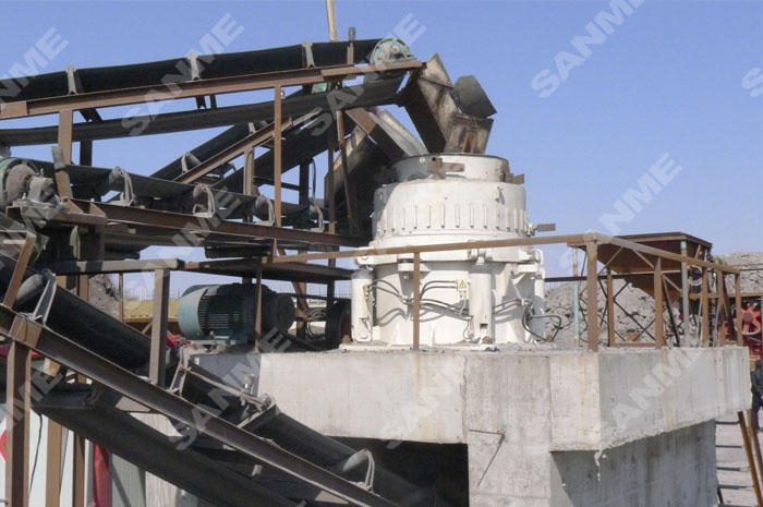 天津時產50噸鋼渣破碎生產線